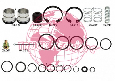 Ремкомплект воздушных крана BEYFREN 90.9001.1