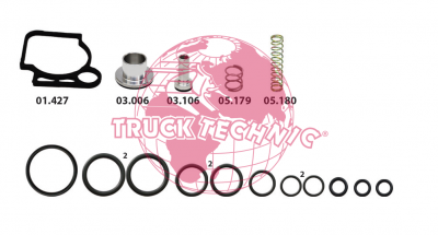 Ремкомплект воздушных крана BEYFREN 60.1109.1