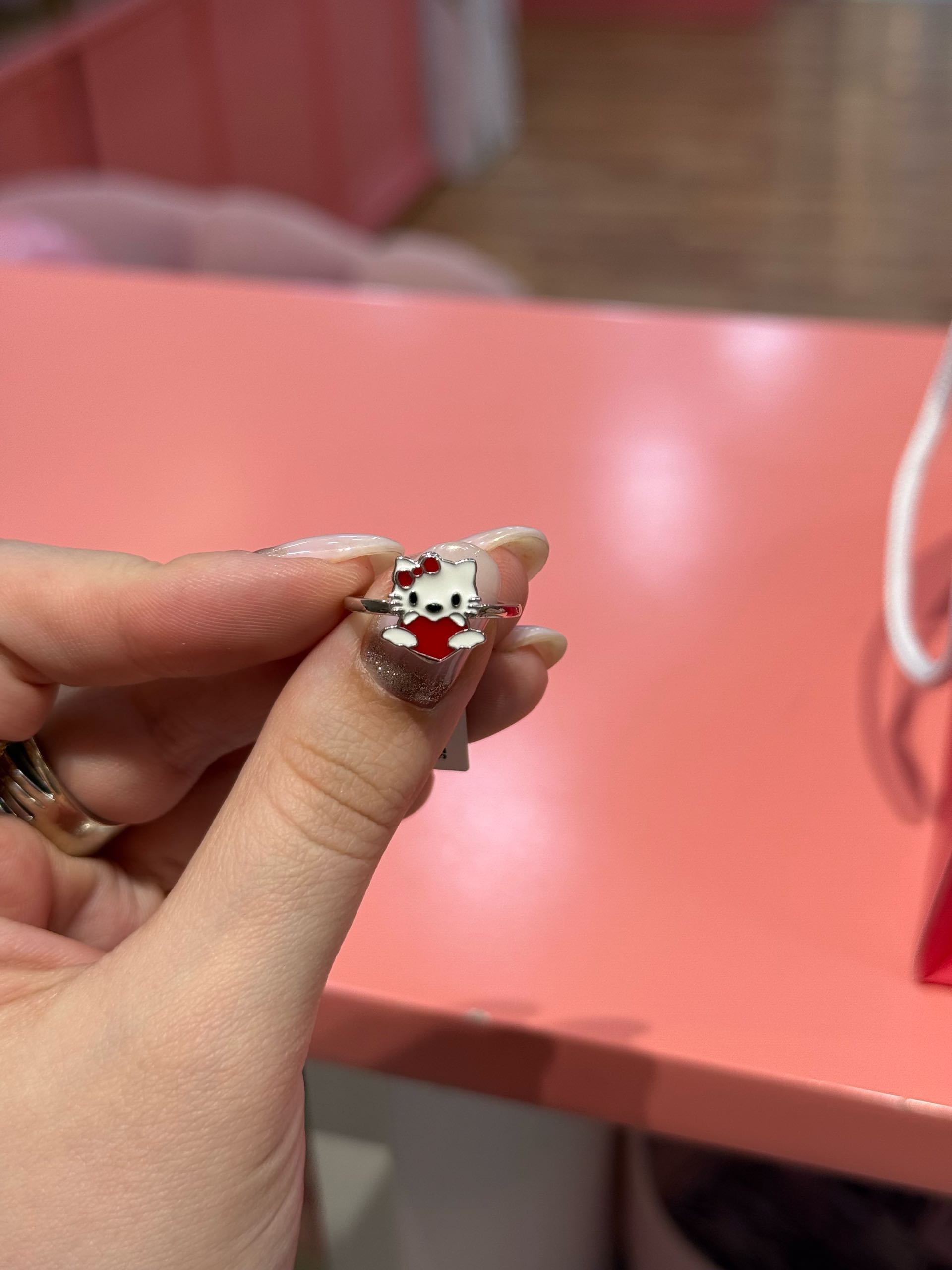 кольцо хелло китти / 15