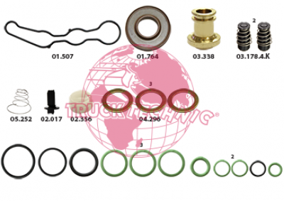 Ремкомплект воздушных крана BEYFREN 60.2006