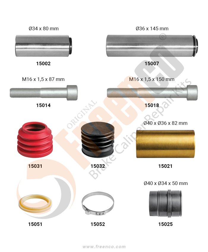 Ремкомплект суппорта FREENCO 10-1020