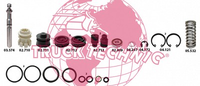 Ремкомплект воздушных крана BEYFREN 22.2005.2