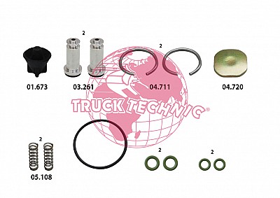 Ремкомплект воздушных крана BEYFREN 50.7003.1