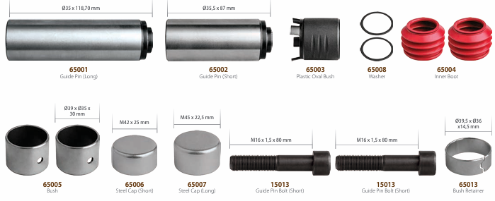 Ремкомплект суппорта FREENCO 80-8010 (60-6010)