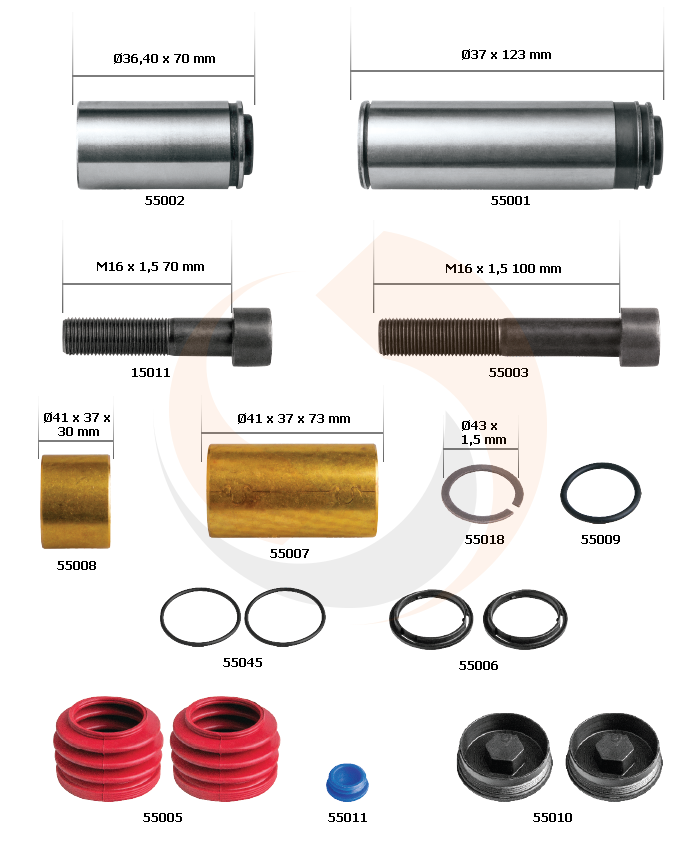 Ремкомплект суппорт FREENCO 50-5150